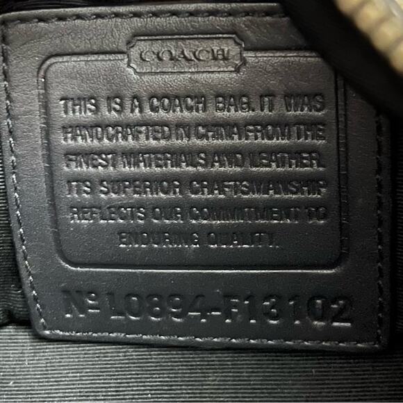 Vintage Y2K Coach Legacy Shoulder Bag Turnlock Pockets | Style F13102 - Picture 3 of 5